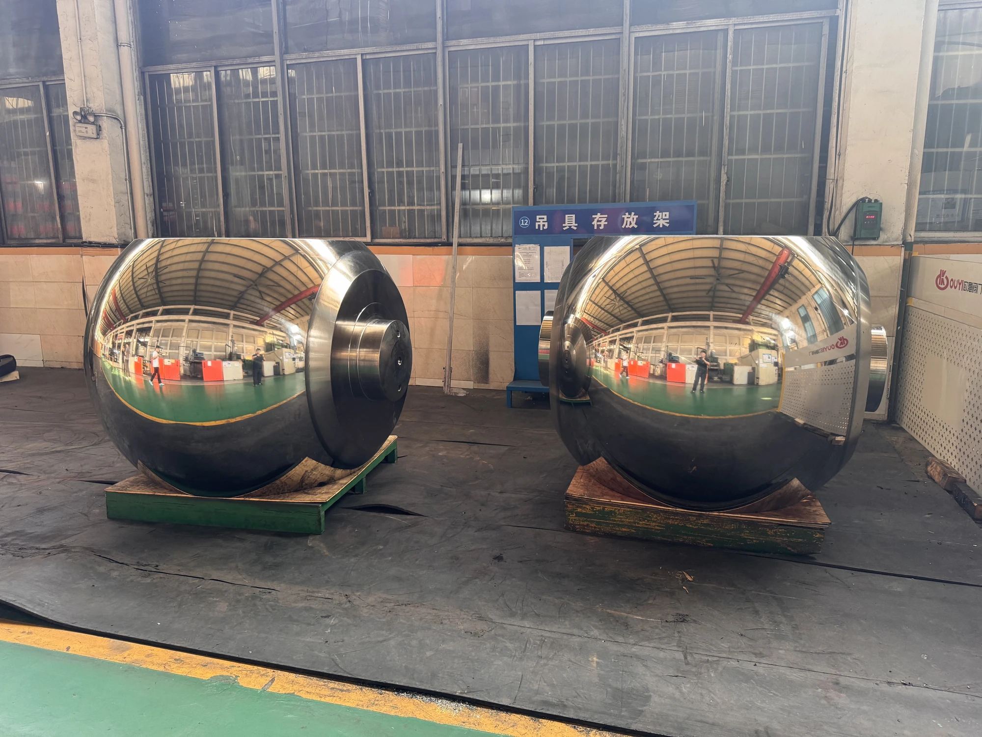 Polished valve ball components